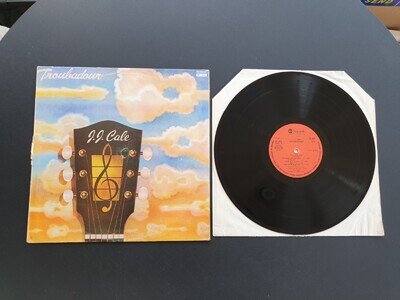 J.J. CALE - TROUBADOUR 1977 12" VINYL RECORD LP EX