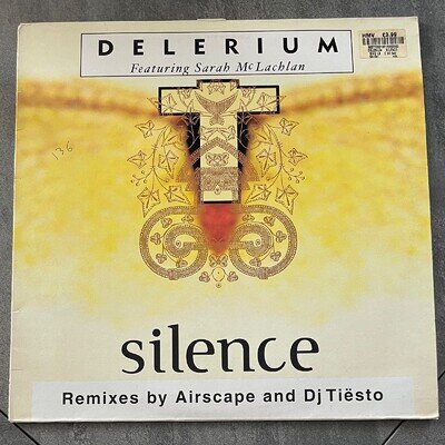 Delerium Featuring Sarah McLachlan – Silence 12" Vinyl - Ibiza Trance classic