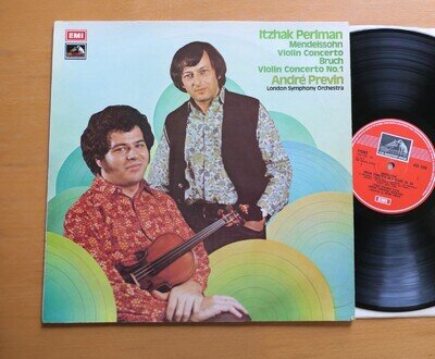 ASD 2926 Itzhak Perlman Mendelssohn Bruch Violin Concertos Previn EMI NEAR MINT