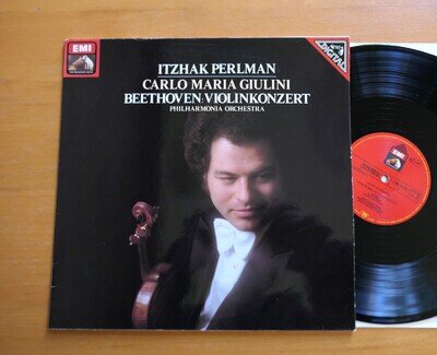 Itzhak Perlman Beethoven Violin Concerto Giulini EMI Germany 1C 067-43 063