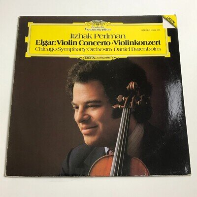 Perlman/Barenboim - Violin Concerto • Violin... LP (GER) - D G 2532 035 VG+/EX