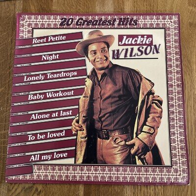 Jackie Wilson - 20 Greatest Hits (LP, Comp) VG+