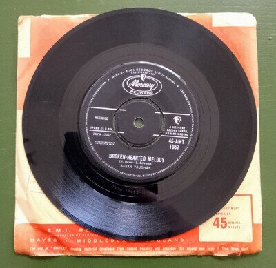 Sarah Vaughan *Broken-Hearted Melody / Misty* 7inch Vinyl
