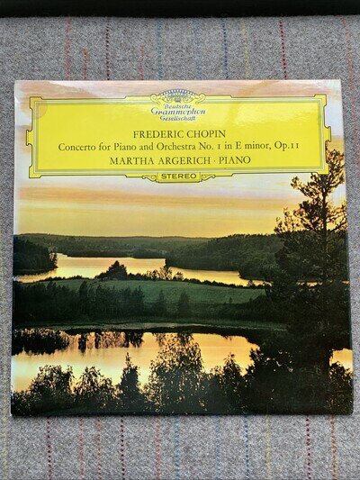 Chopin• Martha Argerich Piano• Stereo, Vinyl Lp, Tulip, DG, Abbado, Excellent,
