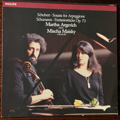SIGNED! Martha Argerich, Mischa Maisky ‎– Sonata for Arpeggione rare digital