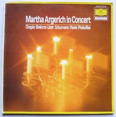 Martha Argerich In Concert 2LP Deutsch Grammophon 2725108 EX/VG 1982 double LP