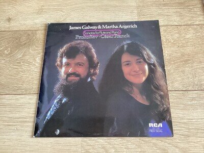James Galway & Martha Argerich - Sonatas Vinyl LP 12” 33rpm (1975) 8 Tracks