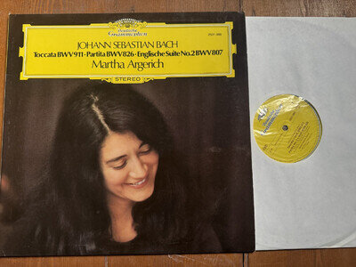2531 088 Bach English Suites No. 2 Partita BWV826 etc Martha Argerich
