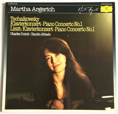 Martha Argerich Tchaikovsky Liszt Piano Concerto - Abbado Dutoit Vinyl LP *WR