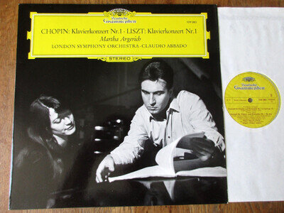 Chopin / Liszt - Piano Concs / Argerich / Abbado / DG 139 383 Ed3 Germany NM/NM