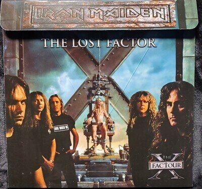 IRON MAIDEN The Lost Factor LP Ltd#350 deluxe extras NWOBHM rare Blaze Wolfsbane