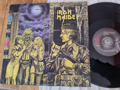 IRON MAIDEN – Women In Uniform 1980 12” Single EMI 12EMI 5105 NWOBHM Metal Rock