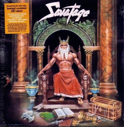 Savatage ‎- Hall Of The Mountain King (Gold Vinyl LP + 7" Single - EU 2022) NEW
