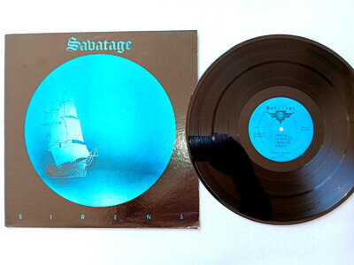 SAVATAGE SIRENS 1983 US PAR 1050 EXCELLENT VINYL LP AVATAR RARE HEAVY METAL