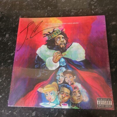 J. Cole Signed “KOD” Vinyl (Sealed)