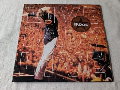 INXS - LIVE BABY LIVE (EUROPE 1991 RELEASE - GATEFOLD SLEEVE - BOOKLET - VG/VG+)