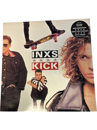 INXS Kick Vinyl Record Album Classic Rock Hits Collection