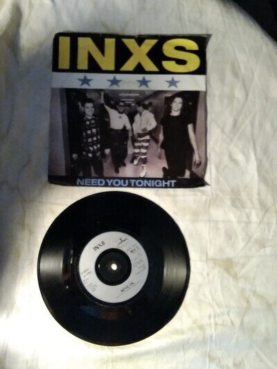 INXS NEED YOU TONIGHT 7 INCH VINYL SINGLE MERCURY INXS12 PICTURE SLEEVE
