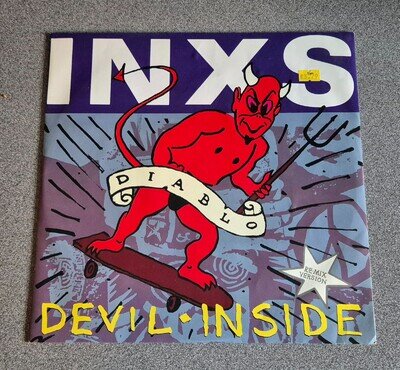 1988 INXS 12" VINYL SINGLE * DEVIL INSIDE (REMIX) * MERCURY* INXS 1012 * VGC