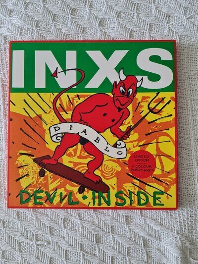 INXS Limited Edition Box of Devil Inside With 6 Post Cards