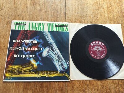 Ben Webster Illinois Jacquet The Angry Tenors US Savoy MG 14009 RVG Bebop LP