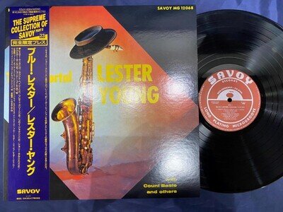 MINT! LESTER YOUNG BLUE LESTER SAVOY COJY-9064 OBI MONO JAPAN LP