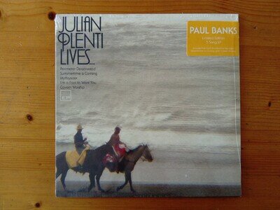 Paul Banks (Interpol) Julian Plenti Lives... Ltd Vinyl 10" (2,500 Only/Sealed)