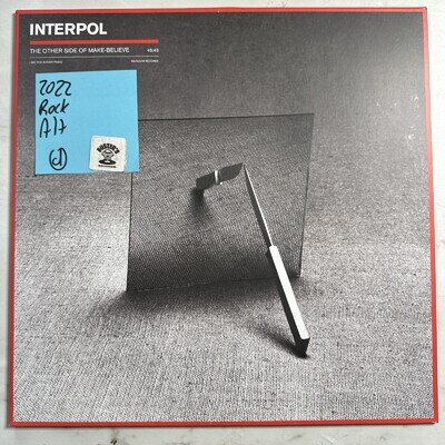 Intetpol - The Other Side Of Make Believe 12” Red Vinyl Record EX