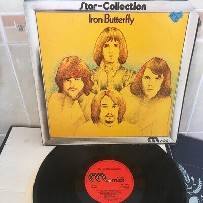 Iron Butterfly - Star-Collection (LP, Comp)-MID K 30038. 1973