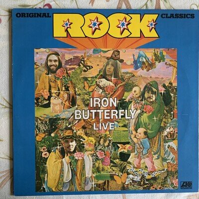 Iron Butterfly : Live (LP, Album, ATL 20093 1970) : EX/VG+