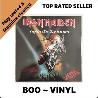 IRON MAIDEN INFINITE DREAMS (live), KILLERS (live) 7" SINGLE P/S EMP 117 NM /EX