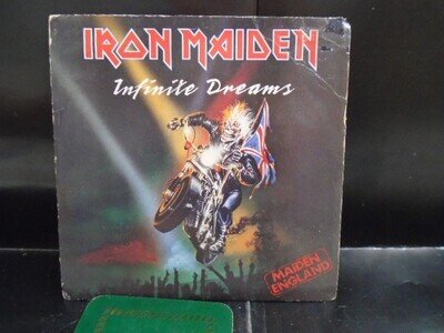 IRON MAIDEN " INFINITE DREAMS " EX+ COND. IN Or. PIC SL.
