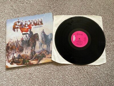 Saxon - Crusader (Vinyl copy) 1984 Label : Carrere Records - CAL 200 Hard Rock
