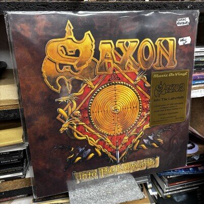 SAXON - Into The Labyrinth - NEW CLEAR & BLACK MARBLED VINYL LP (MUSIC ON VINYL)