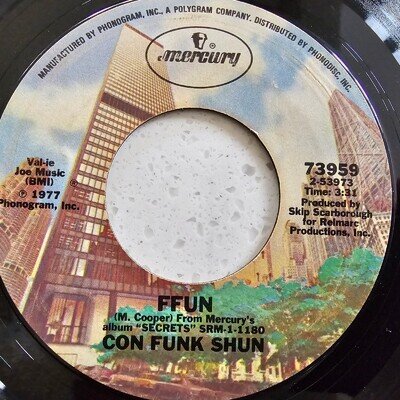 Con Funk Shun ** Ffun / Indian Summer Love - 1977 US Soul Import 7"