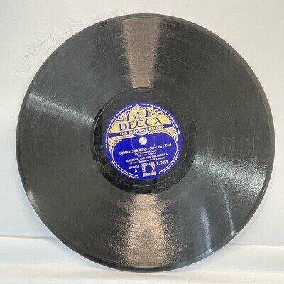 Decca 78rpm Ambrose Orchestra Indian Summer My Capri Serenade Vintage 1930s