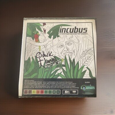 INCUBUS Signed OG Bassist :A Certain Shade Of Green Tour Single Mint Condition