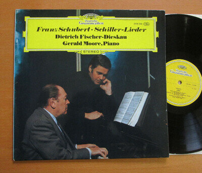 DG 2530 306 Schubert Schiller-Lieder Fischer-Dieskau Gerald Moore NM/VG + insert