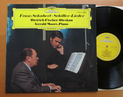 DG 2530 306 Schubert Schiller-Lieder Fischer-Dieskau Gerald Moore 1970 NM/EX