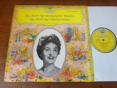 RITA STREICH SINGS IMMORTAL MELODIES LP, Berlin RSO, Gaebel, DG LPEM 19 161