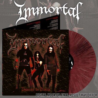 Immortal Damned in Black (Cherry Red Vinyl LP) (Vinyl)