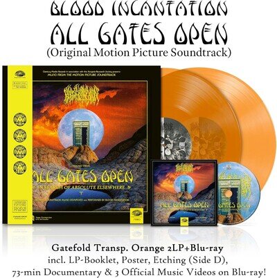 Blood Incantation 'All Gates Open' 2x12" Orange Vinyl / Blu-Ray - NEW