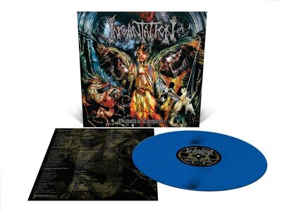 Incantation Diabolical Conquest LP Aqua Blue Vinyl NEW SEALED