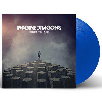 Imagine Dragons: Night Visions LP - Limited Edition Transparent Blue Vinyl LP