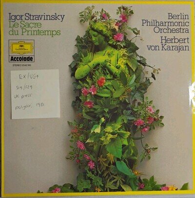 Igor Stravinsky Le Sacre Du Printemps Vinyl Record EX/VG+ 2542165 1981