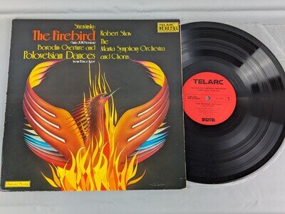 Igor Stravinsky - The Firebird Suite. EX+/VG. DG-10039. Vinyl Record LP. Telarc