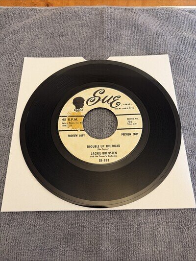 Jackie Bernsten, Ike Turner & Orch. 7” 45. Trouble Up The Road/You Ain’t The One