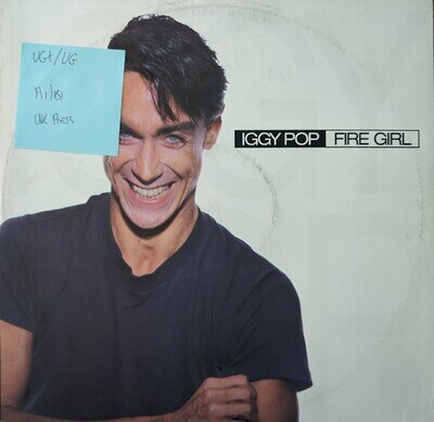 Iggy Pop Fire Girl Vinyl Record VG+/VG AMY392 1987 1st Press
