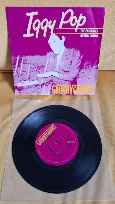 Iggy Pop The Passenger Vinyl Record GOLD549 7 inch single 45