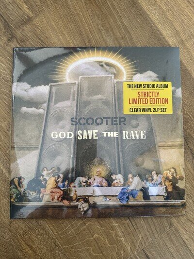 Scooter ‎– God Save The Rave - 2x Clear Vinyl - Limited edition
